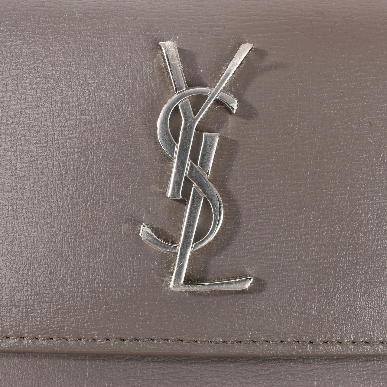 Saint Laurent Saint Laurent Paris Sunset Leather Chain Shoulder Bag in Gray 452157 Grijs