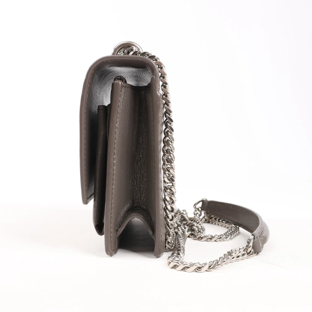 Saint Laurent Saint Laurent Paris Sunset Leather Chain Shoulder Bag in Gray 452157 Grijs