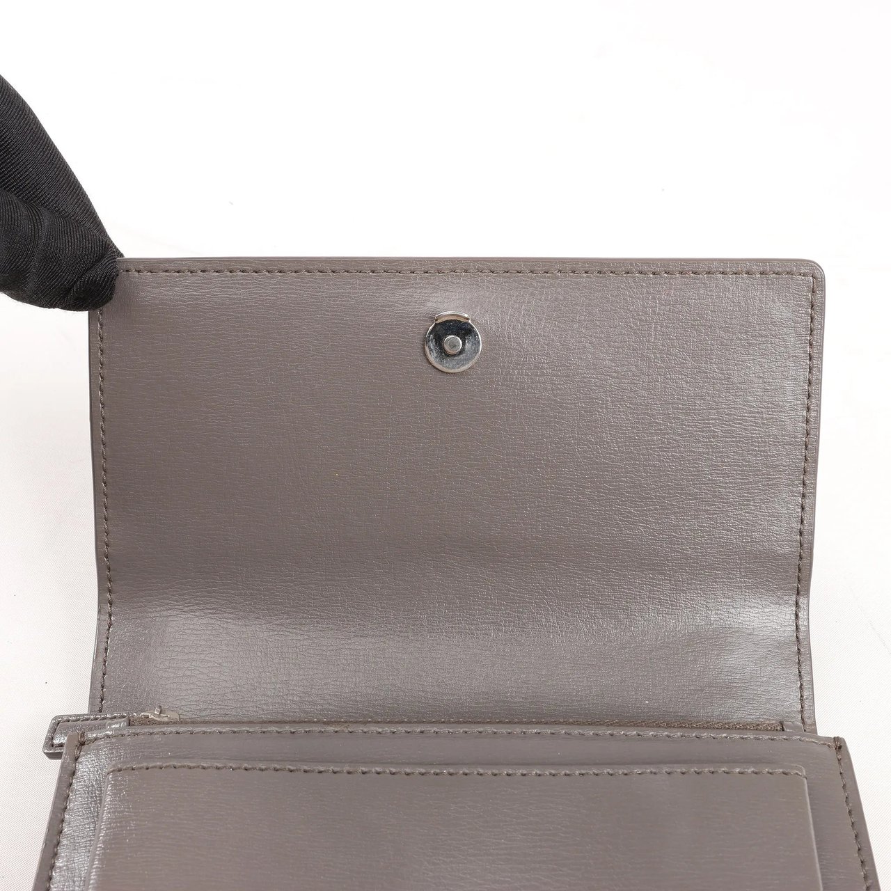 Saint Laurent Saint Laurent Paris Sunset Leather Chain Shoulder Bag in Gray 452157 Grijs