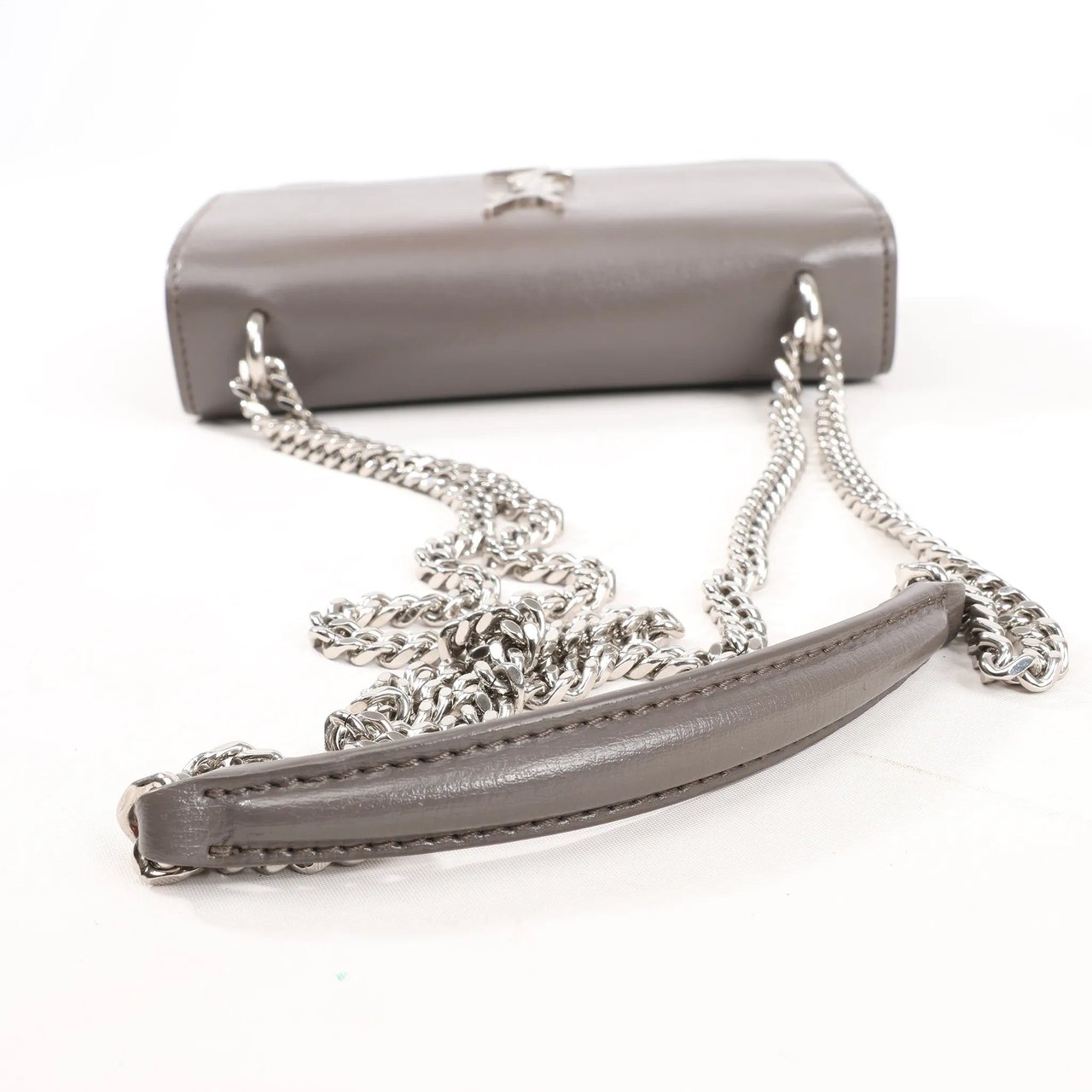 Saint Laurent Saint Laurent Paris Sunset Leather Chain Shoulder Bag in Gray 452157 Grijs