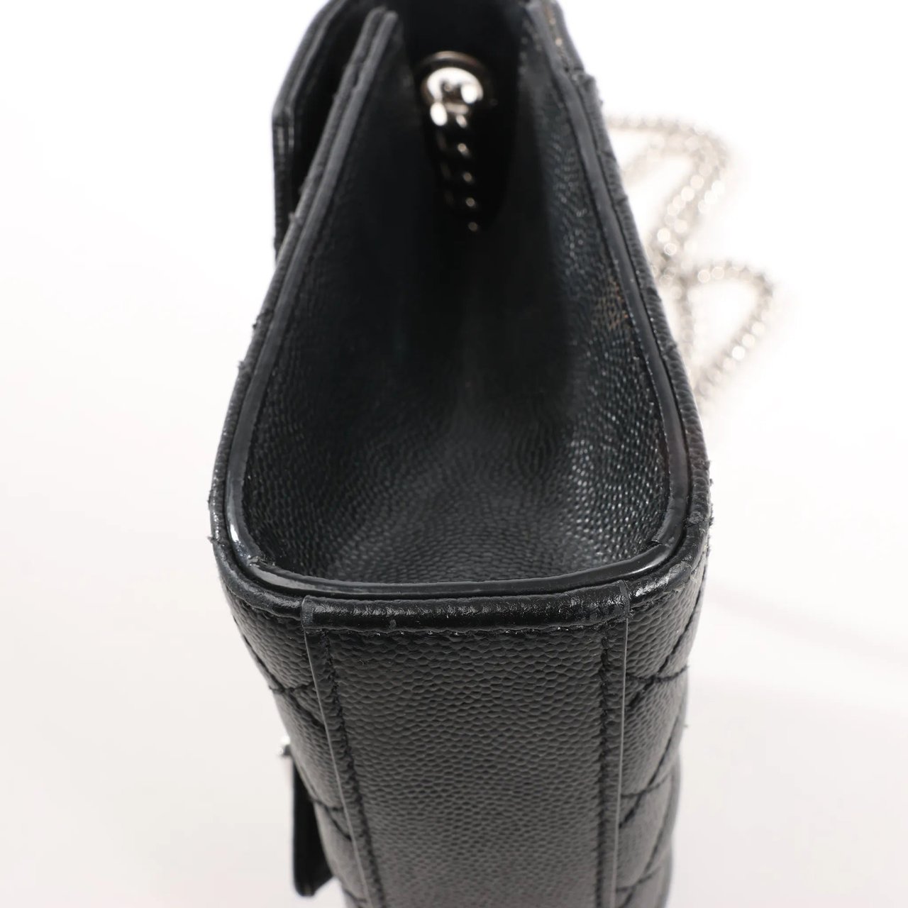 Saint Laurent Saint Laurent Paris Envelope Small Crossbody Bag in Back Zwart