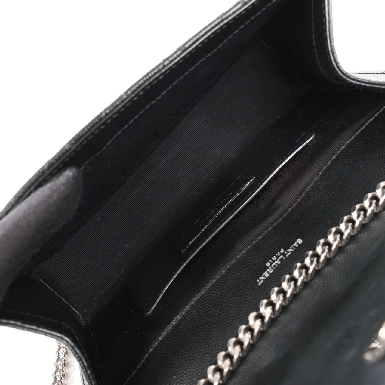 Saint Laurent Saint Laurent Paris Envelope Small Crossbody Bag in Back Zwart