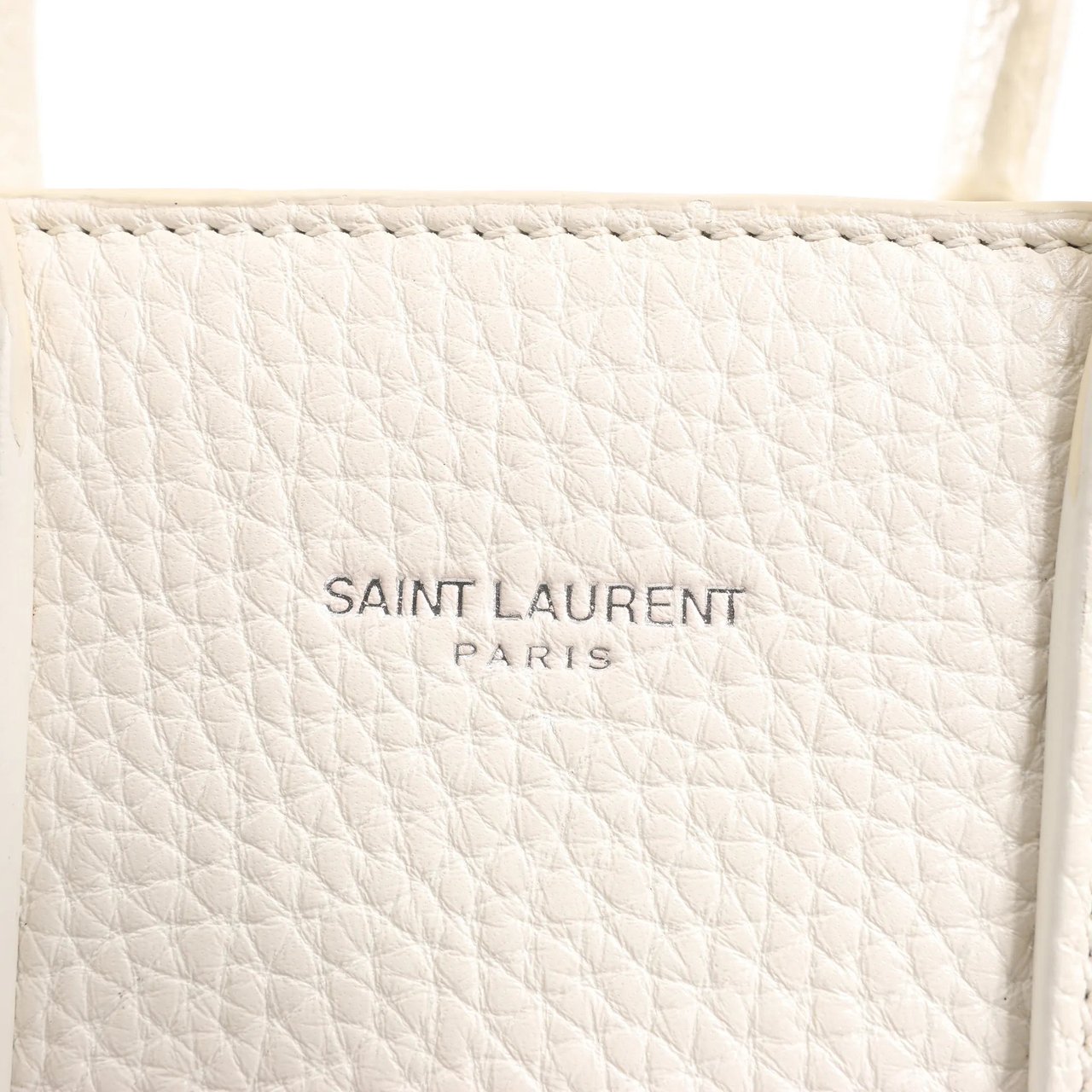 Saint Laurent Saint Laurent Paris Sac de Jour Nano Leather 2Way Handbag White 340778 Divers