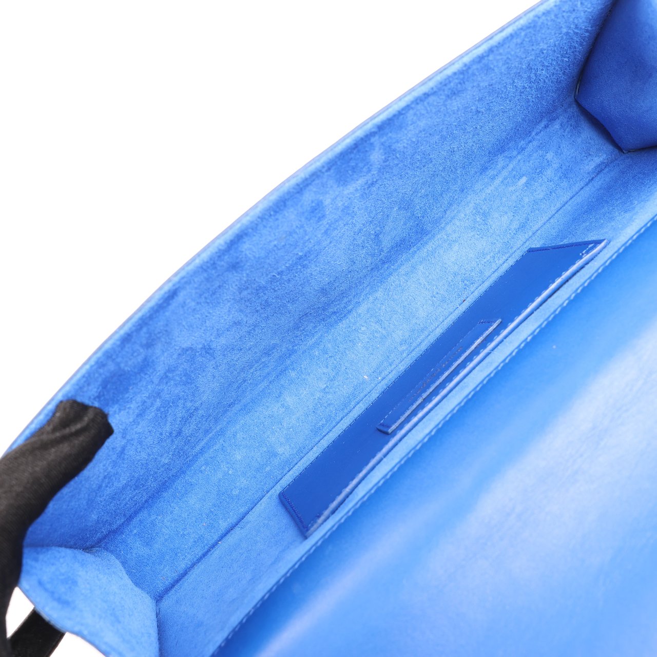 Saint Laurent Saint Laurent Paris Kate Monogramme Smooth Leather Clutch in Blue Majorelle Blauw