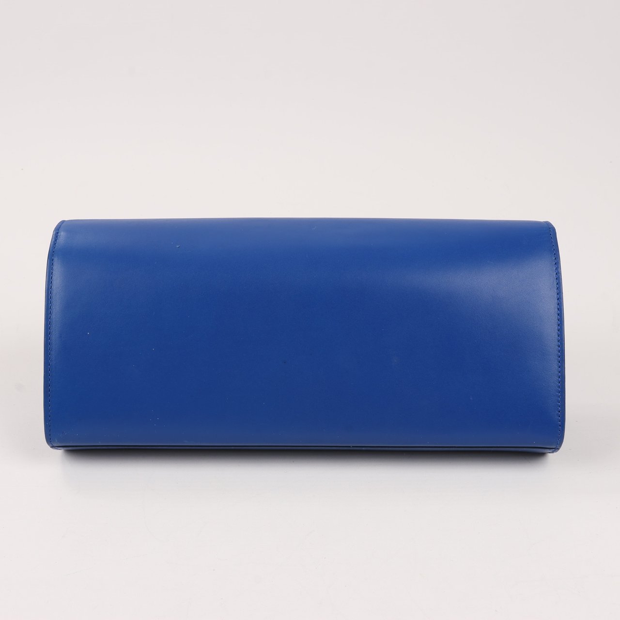 Saint Laurent Saint Laurent Paris Kate Monogramme Smooth Leather Clutch in Blue Majorelle Blauw