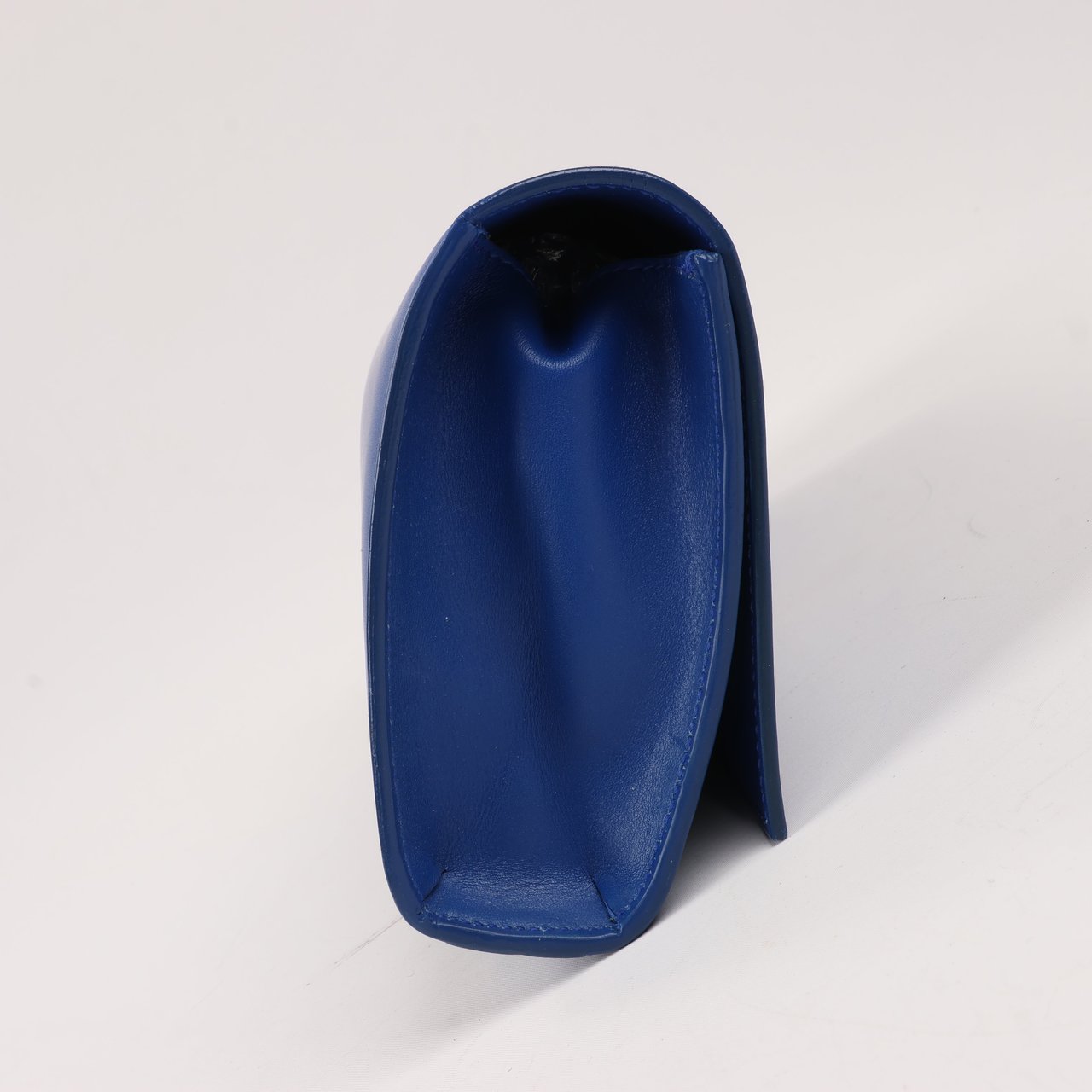 Saint Laurent Saint Laurent Paris Kate Monogramme Smooth Leather Clutch in Blue Majorelle Blauw