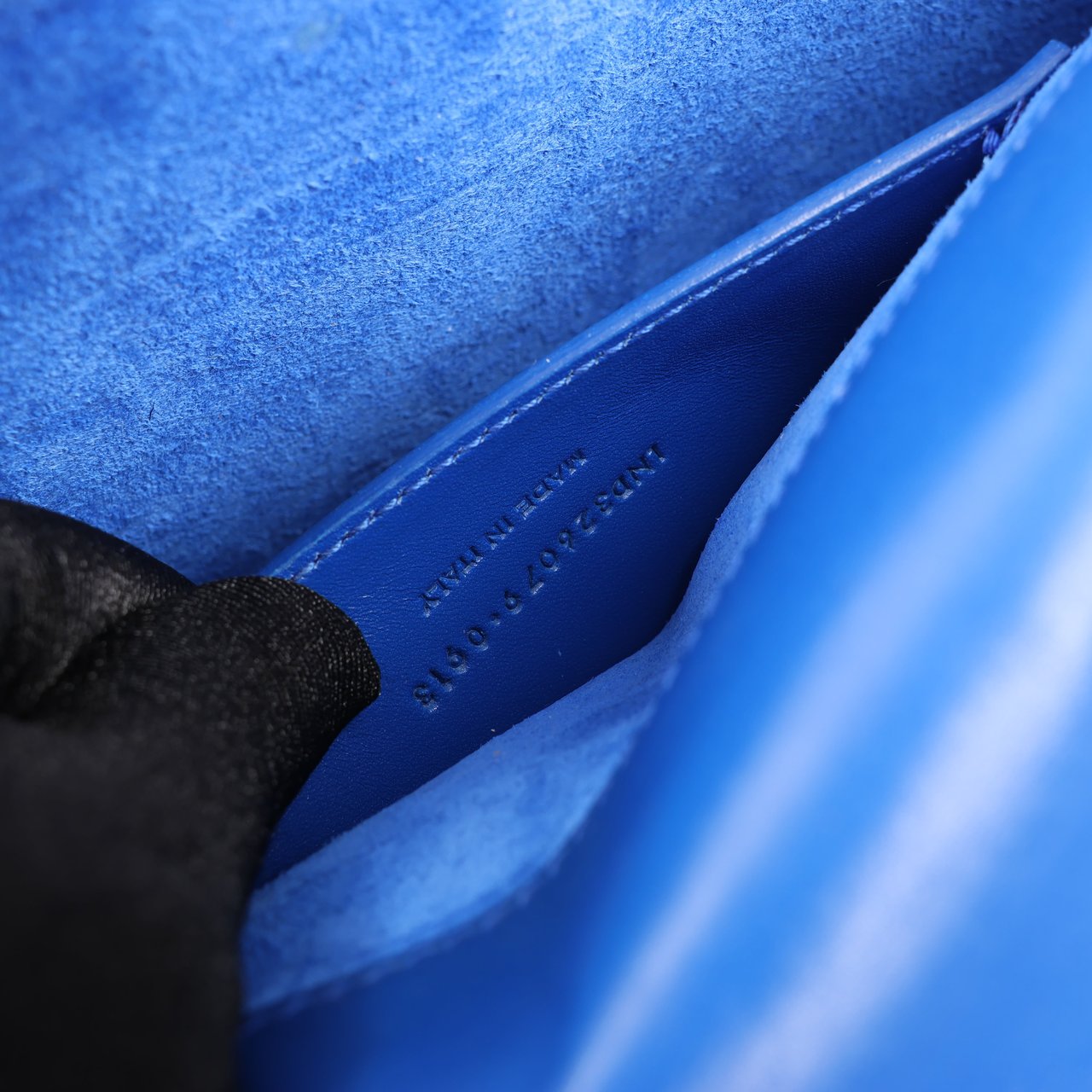 Saint Laurent Saint Laurent Paris Kate Monogramme Smooth Leather Clutch in Blue Majorelle Blauw