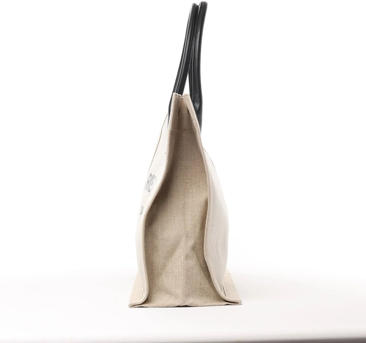 Saint Laurent Saint Laurent Rive Gauche Large Tote Bag in Printed Canvas and Leather in Beige 499290 Beige