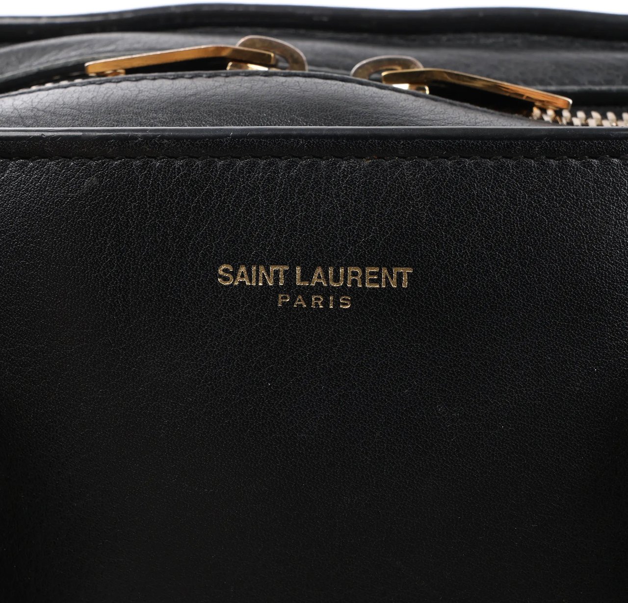 Saint Laurent Saint Laurent Paris Monogram Cabas Leather 2Way Handbag in Black Zwart