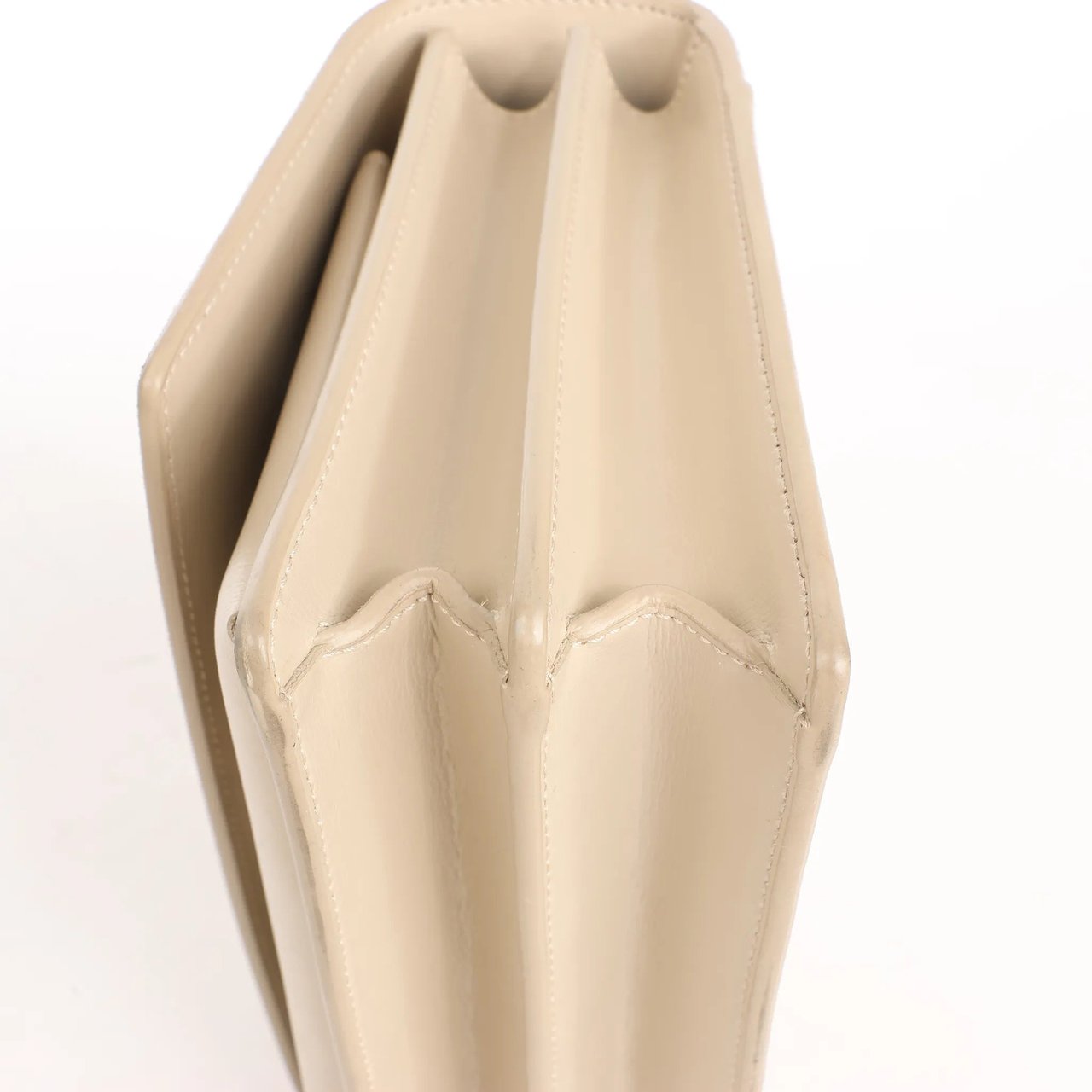 Saint Laurent Saint Laurent Paris Sunset Medium Leather x Suede Shoulder Bag in Beige 442906 Beige