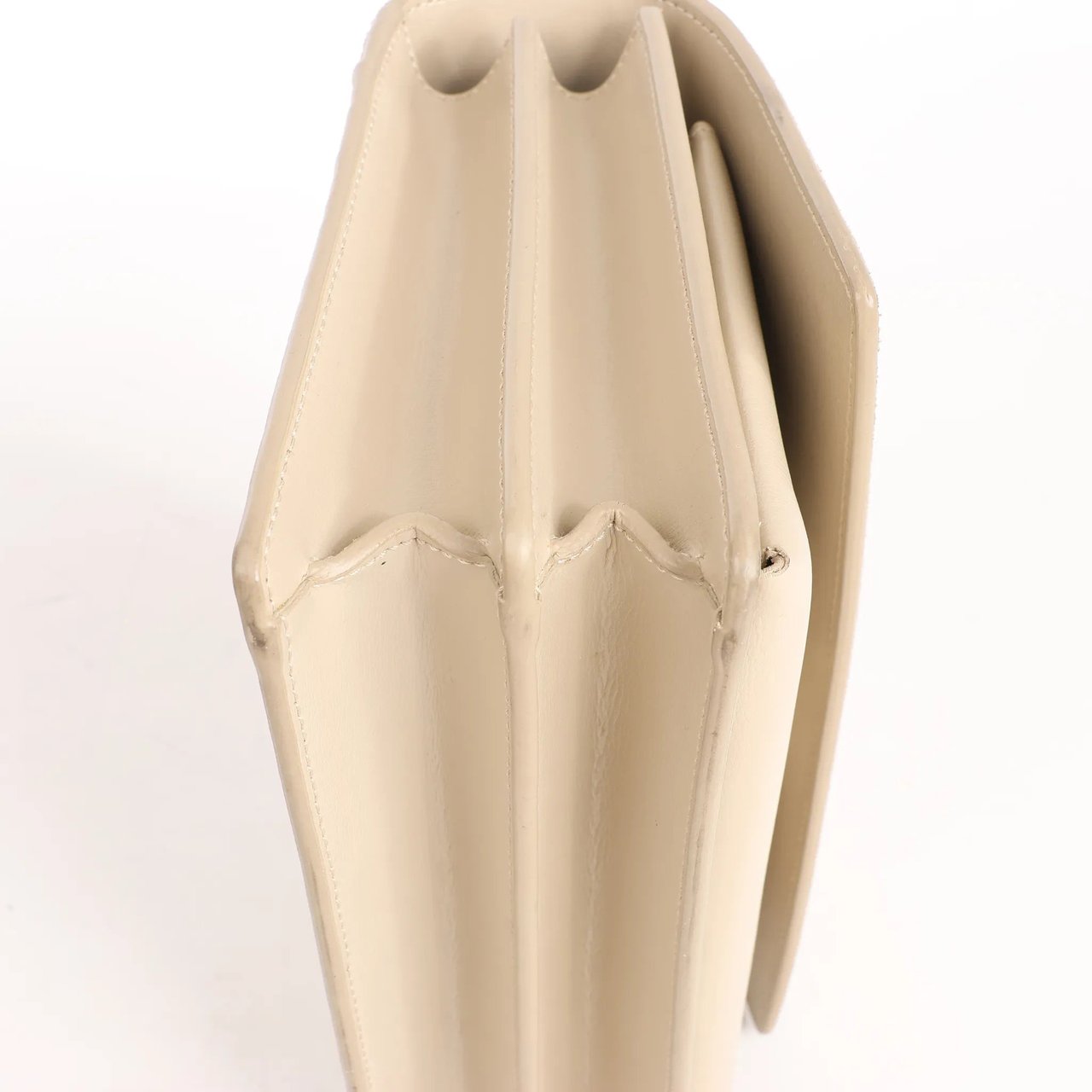 Saint Laurent Saint Laurent Paris Sunset Medium Leather x Suede Shoulder Bag in Beige 442906 Beige