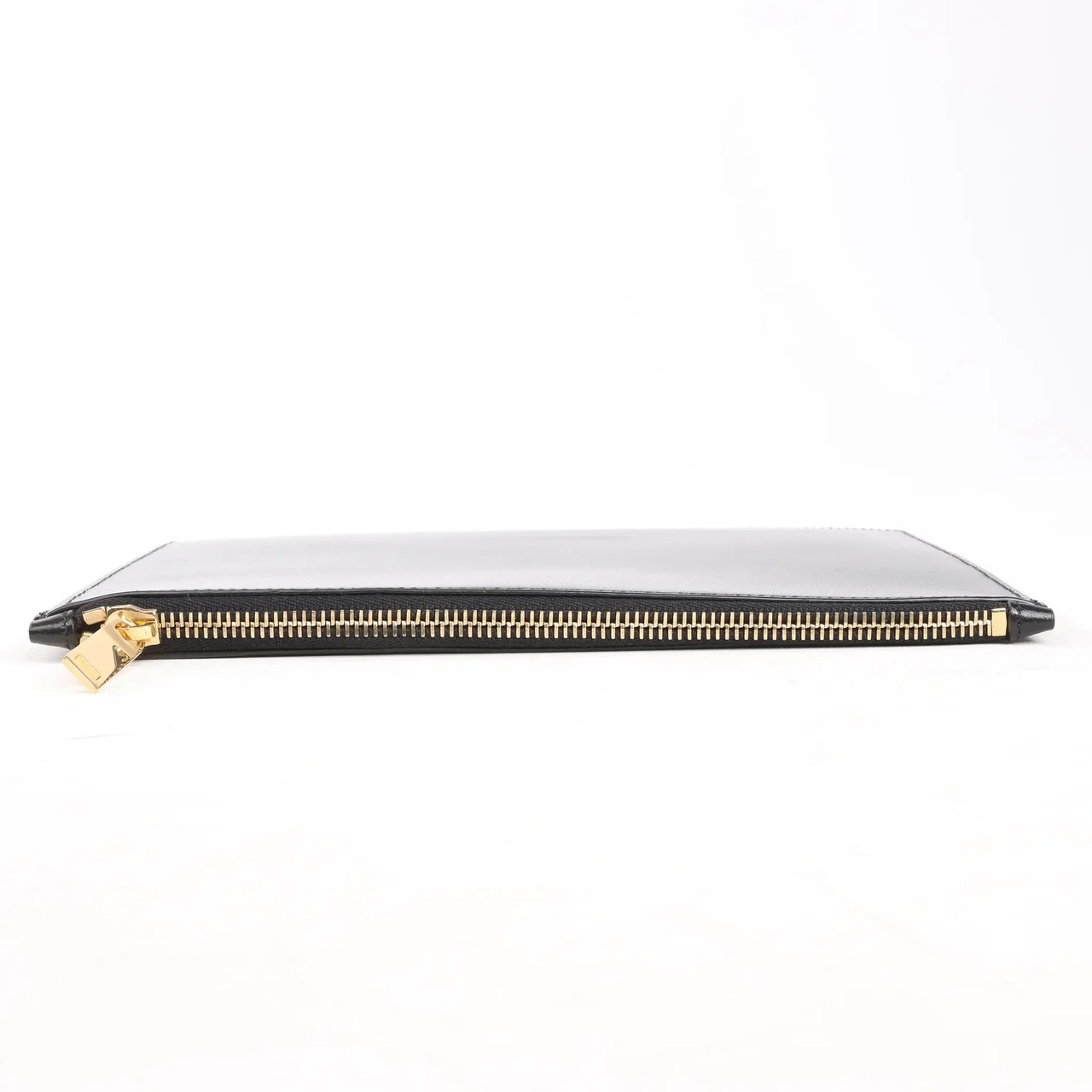 Saint Laurent Saint Laurent Paris  Leather Clutch in Black 635098 Zwart