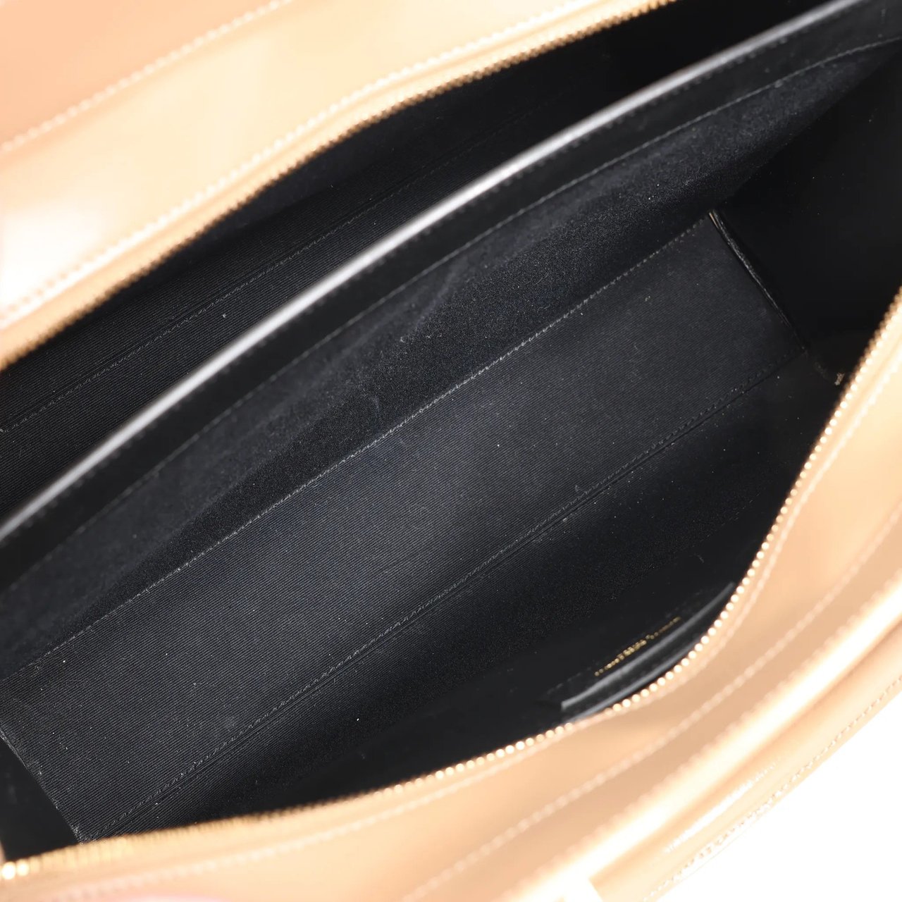 Saint Laurent Saint Laurent Paris Uptown Leather Handbag in Beige 557653 Beige