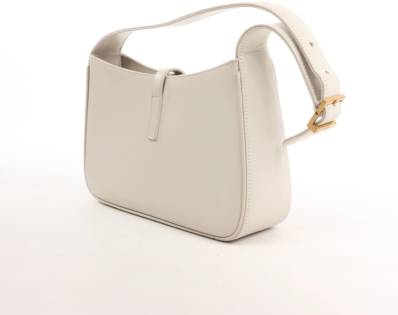 Saint Laurent Saint Laurent Le 5 à 7 Small Leather Shoulder Bag in Beige 657228 Beige