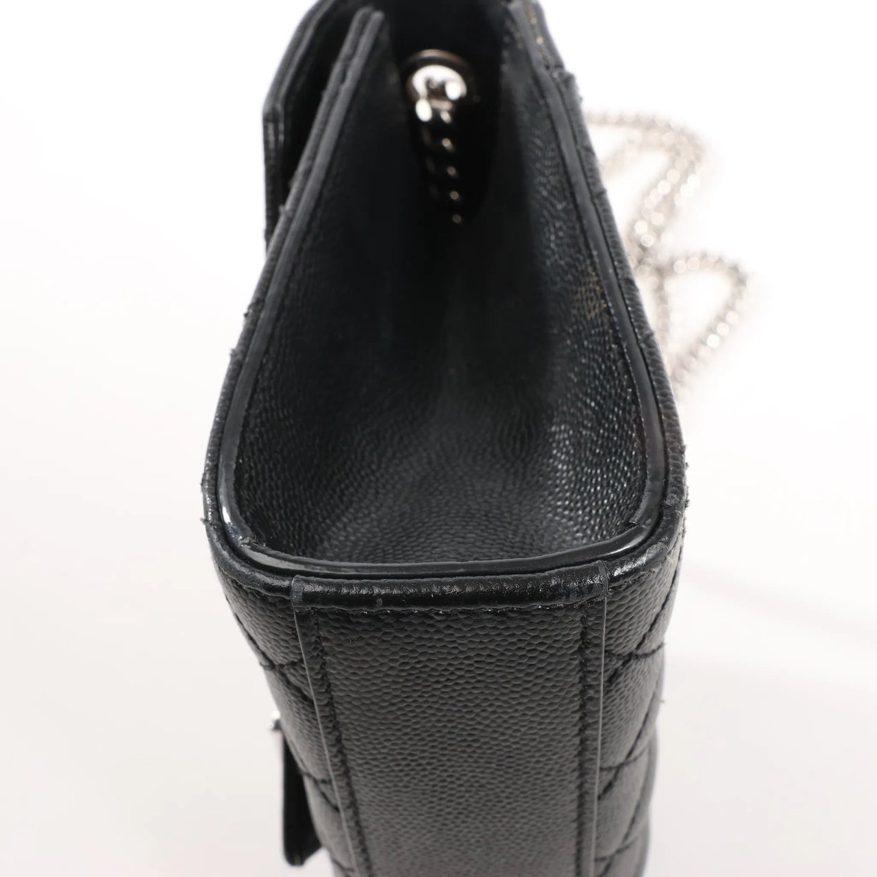 Saint Laurent Saint Laurent Paris Envelope Small Crossbody Bag in Back Zwart