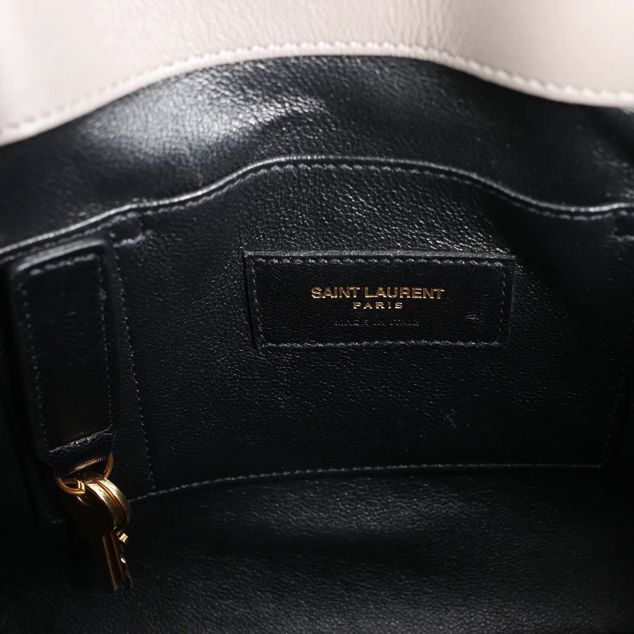 Saint Laurent Saint Laurent Paris Sac de Jour Baby Leather 2Way Handbag in Gray 398710 Grijs