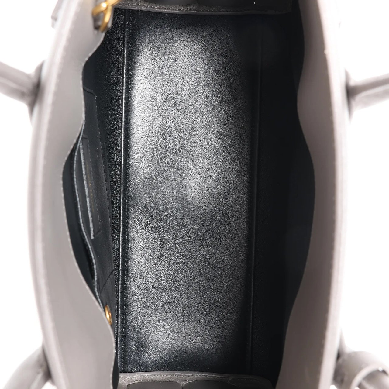 Saint Laurent Saint Laurent Paris Sac de Jour Baby Leather 2Way Handbag in Gray 398710 Grijs