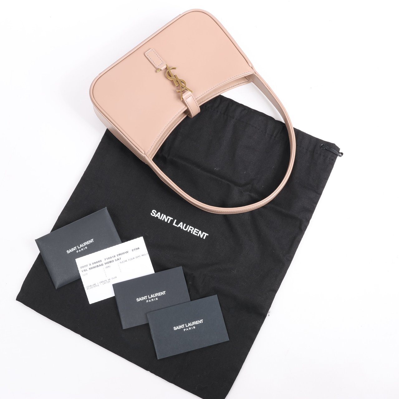 Saint Laurent Le 5 à 7 Mini Hobo bag in Pink Roze