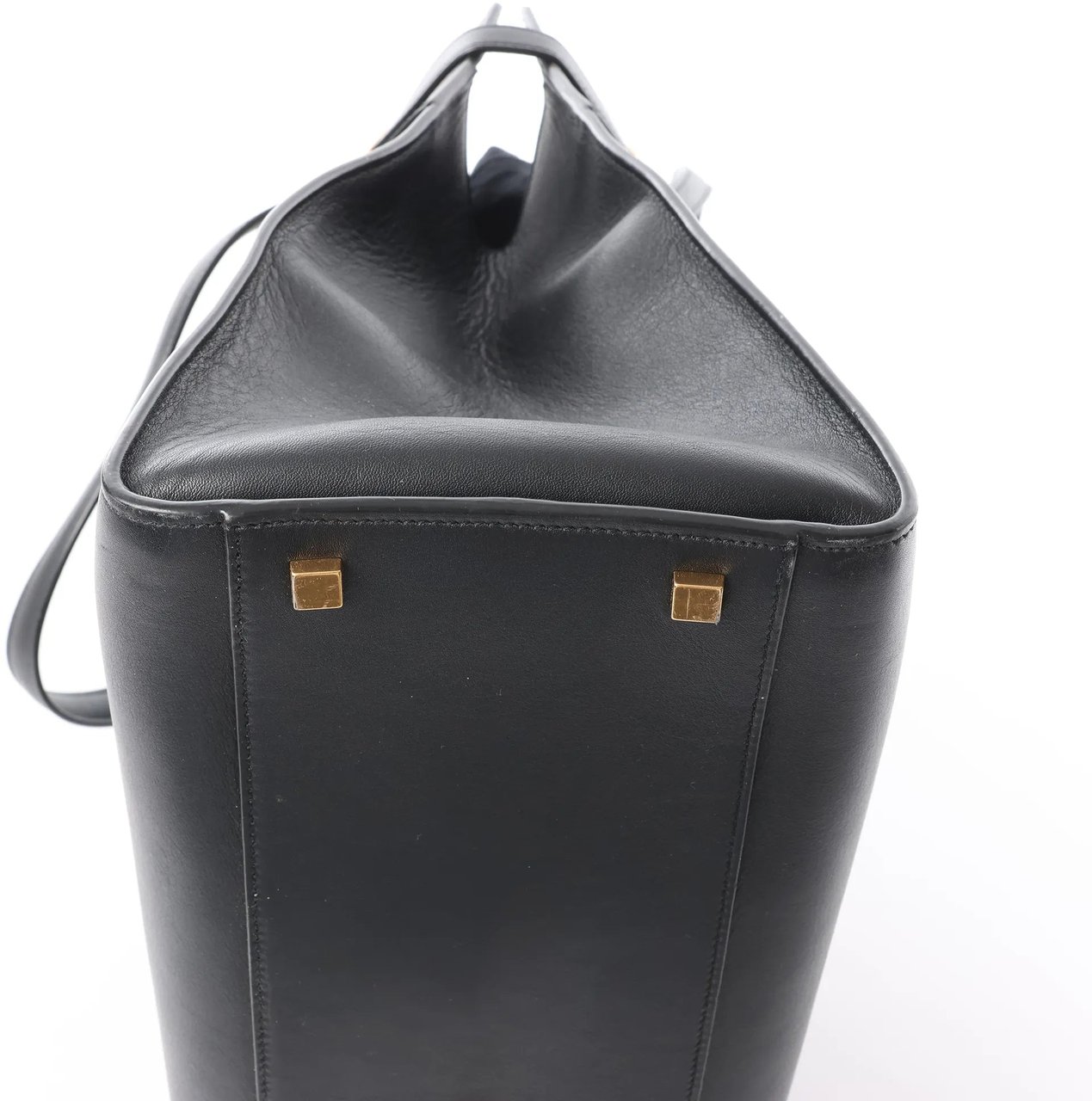 Saint Laurent Paris Manhattan Leather Shoulder bag in Black 553745 Zwart