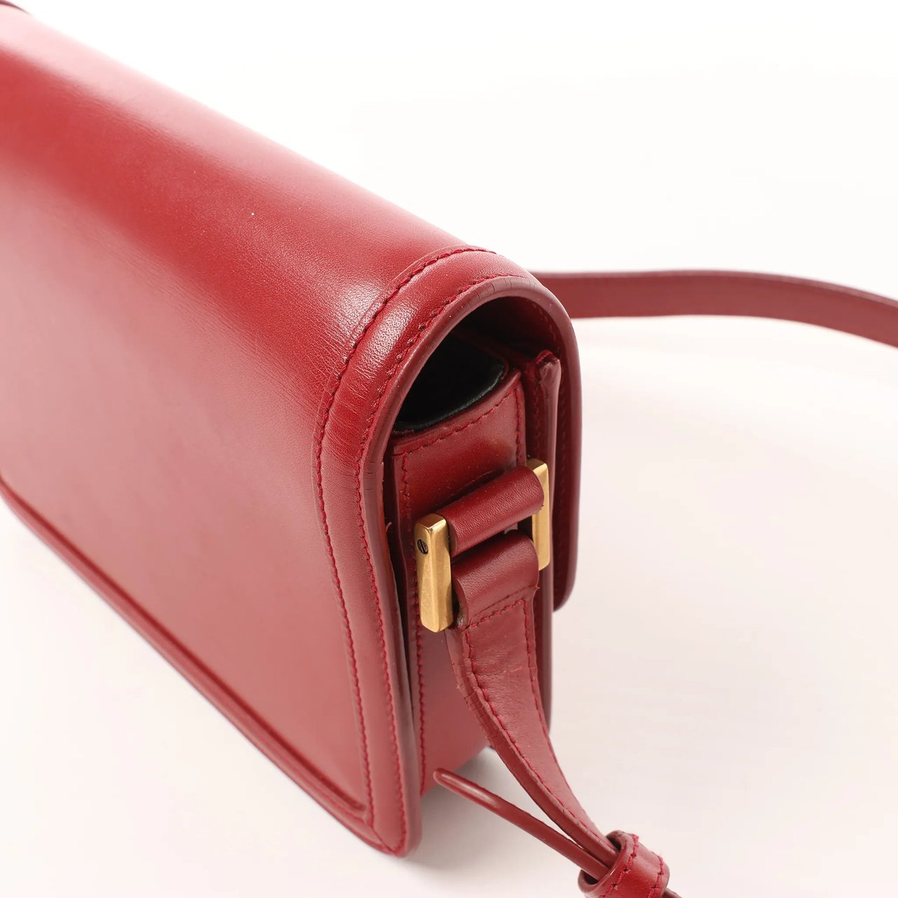 Saint Laurent Saint Laurent Paris Solferino Leather Crossbody bag in Red 634306 Rood