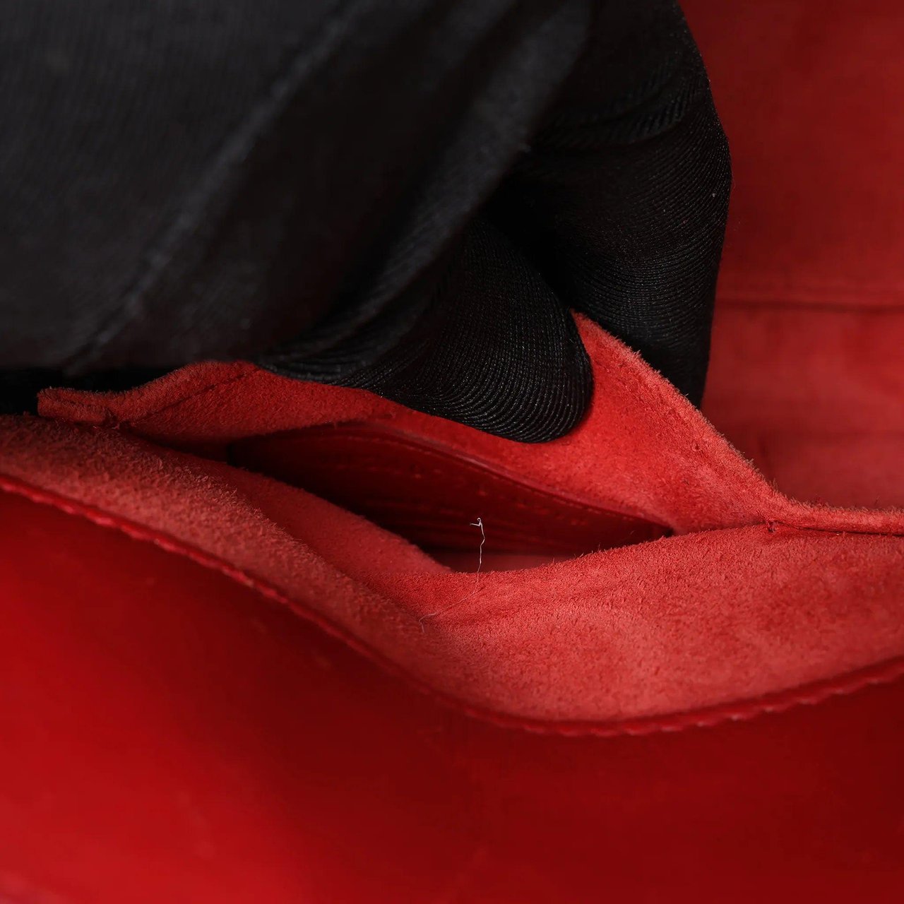 Saint Laurent Paris Sac de Jour Nano Leather Handbag in Red Rood