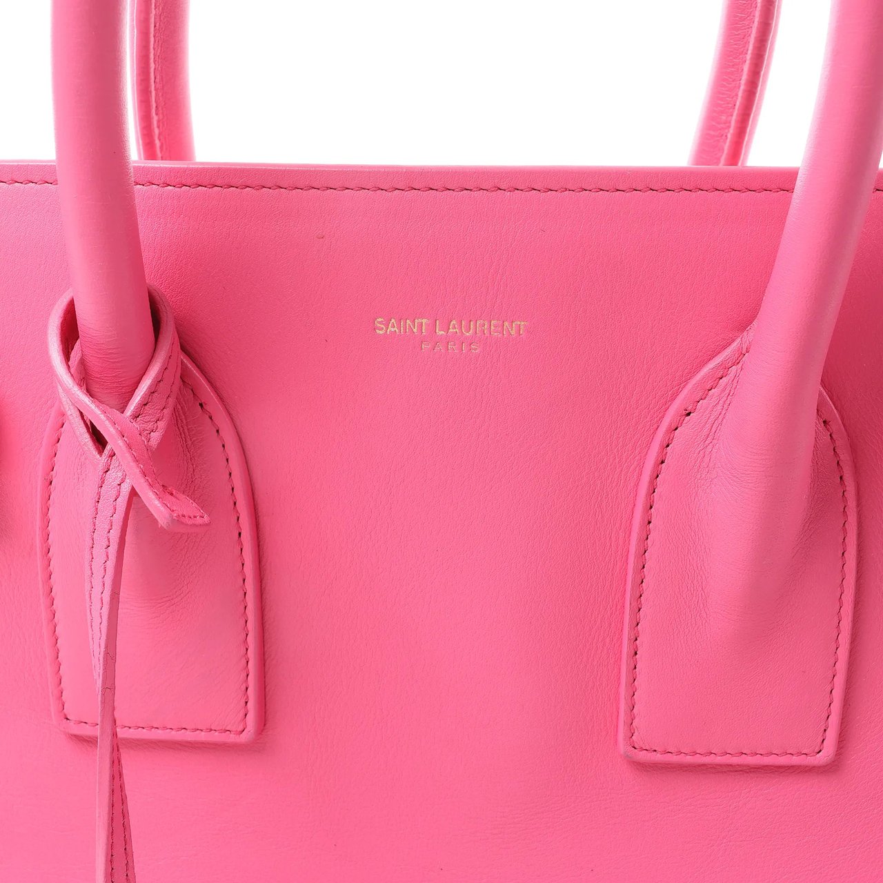 Saint Laurent Paris Sac de Jour Leather Handbag in Pink 324823 Roze