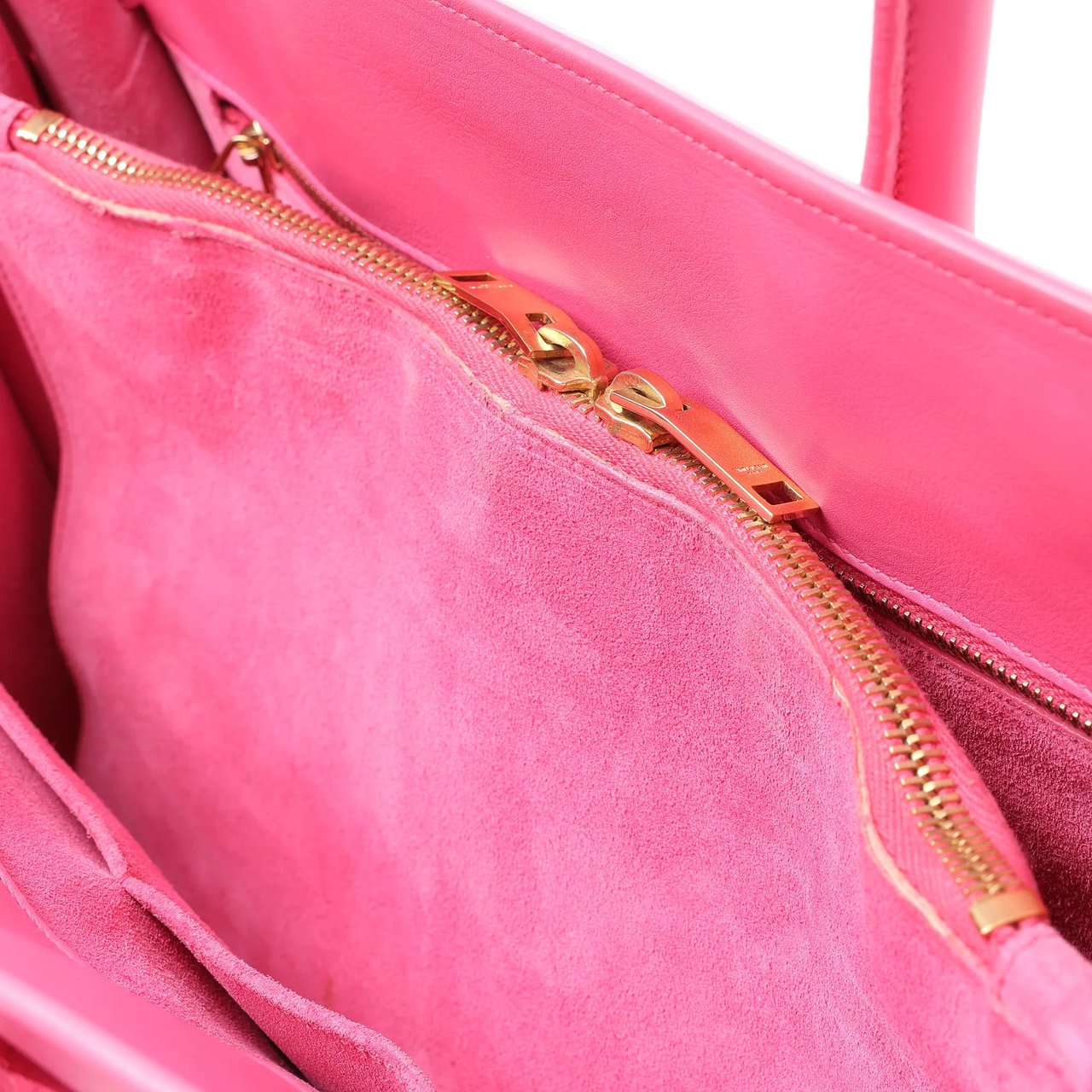 Saint Laurent Paris Sac de Jour Leather Handbag in Pink 324823 Roze