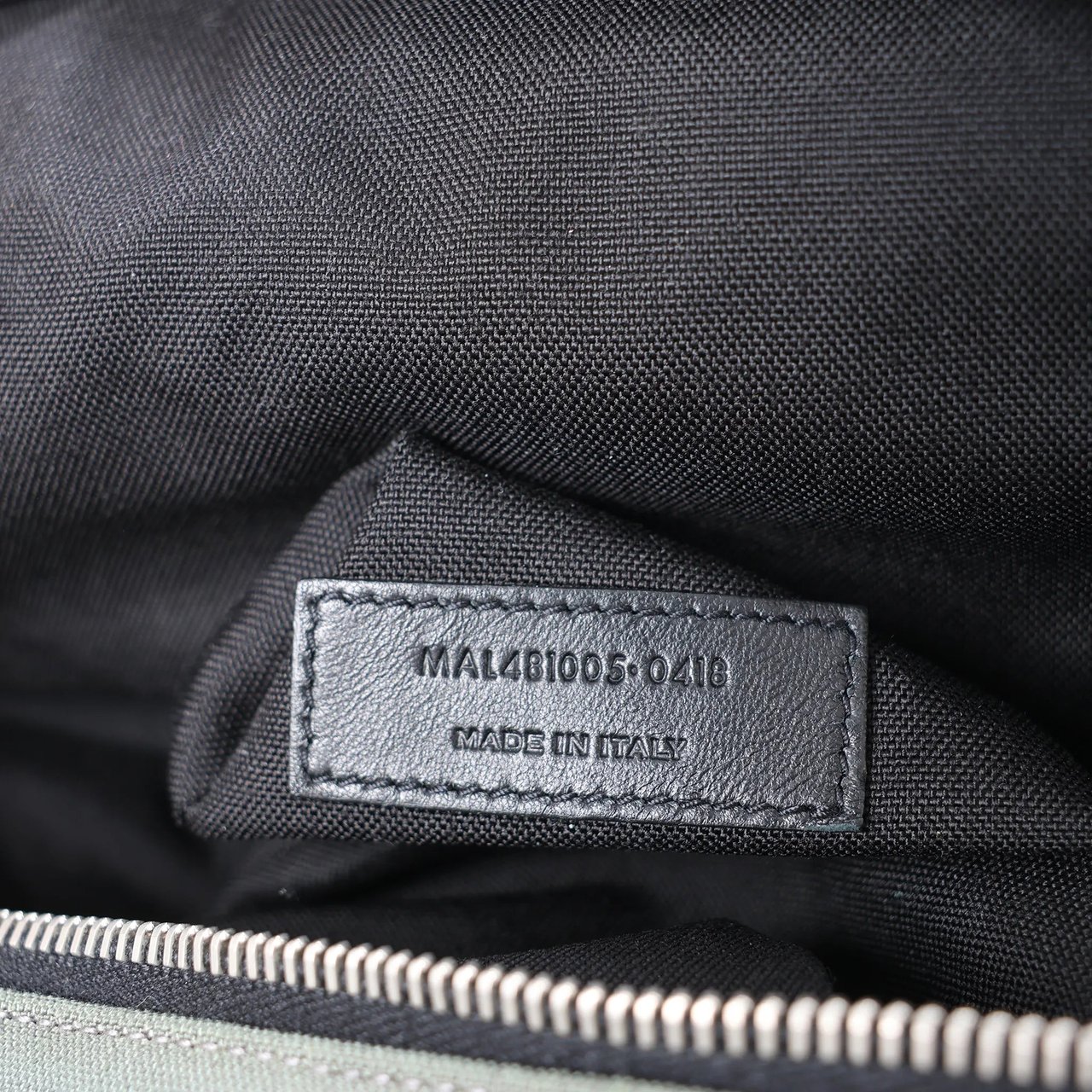 Saint Laurent Paris Livington Canvas & Leather Backpack in Gray 481005 Grijs