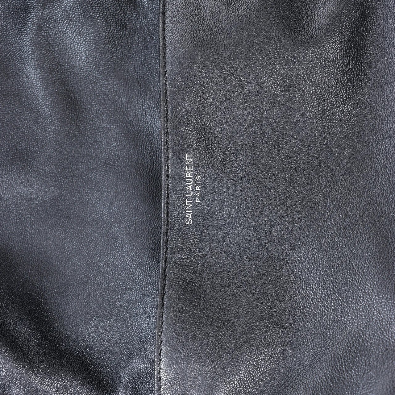 Saint Laurent Paris Sid Leather & Canvas Backpack in Black Zwart