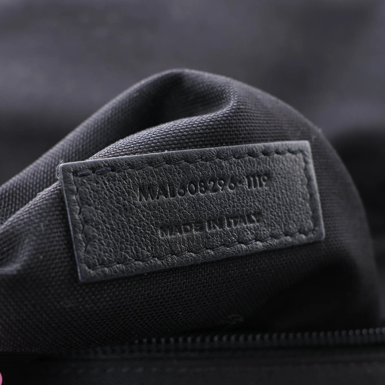 Saint Laurent Paris Sid Leather & Canvas Backpack in Black Zwart