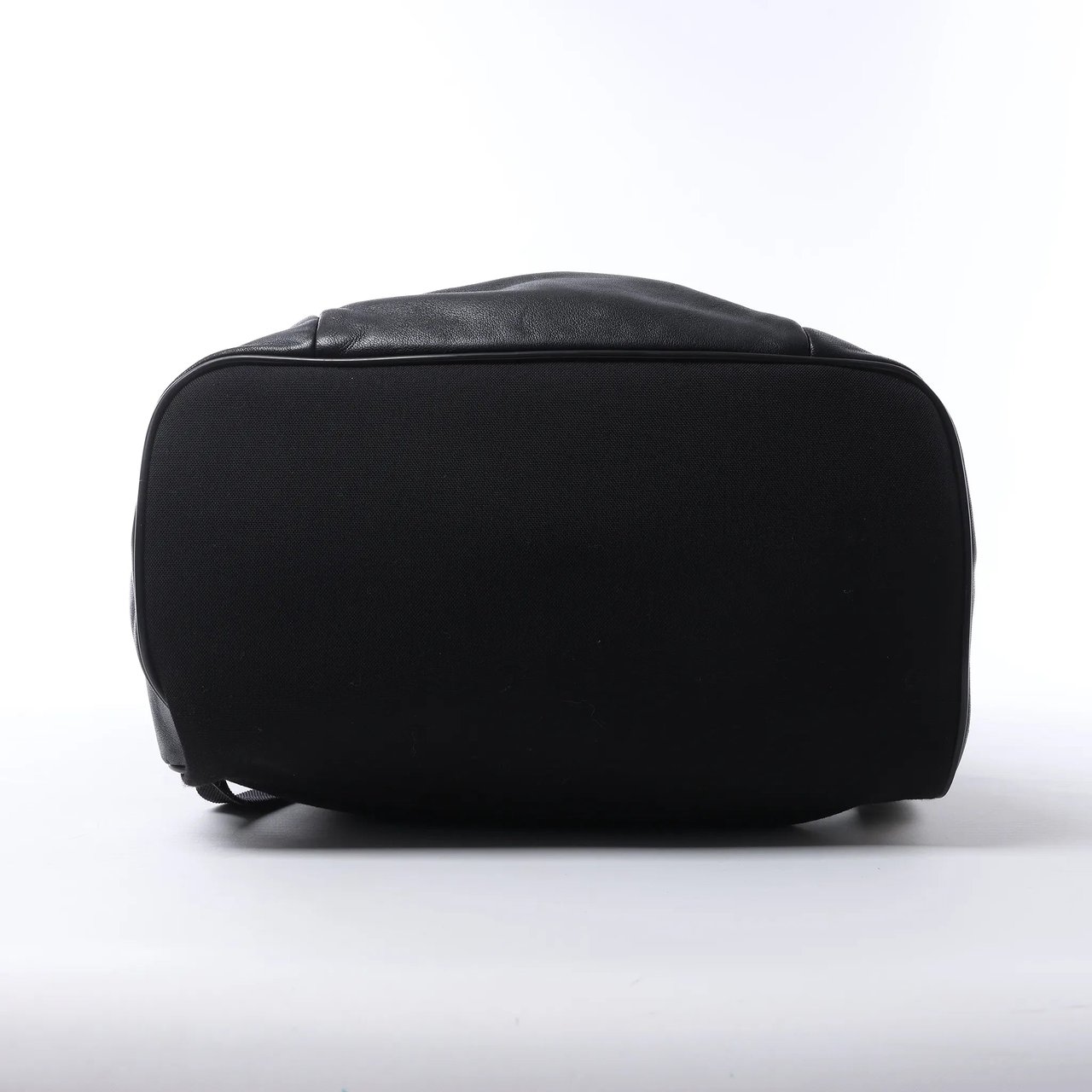 Saint Laurent Paris Sid Leather & Canvas Backpack in Black Zwart