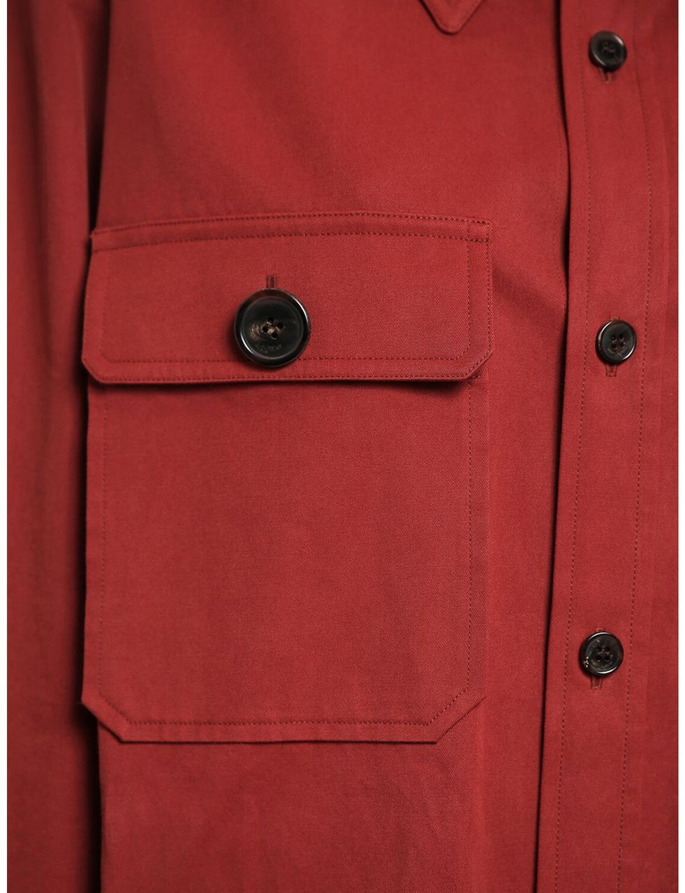Saint Laurent Saint Laurent Cotton Shirt Rood