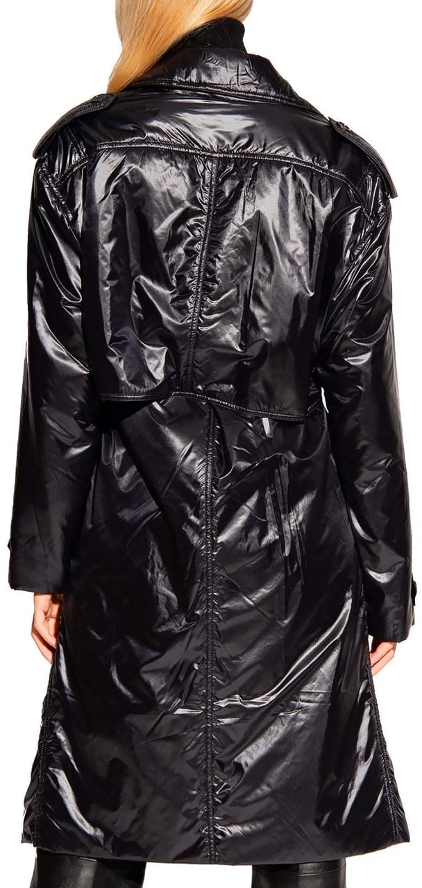 Saint Laurent Saint Laurent Lightweight Padded Coat Zwart