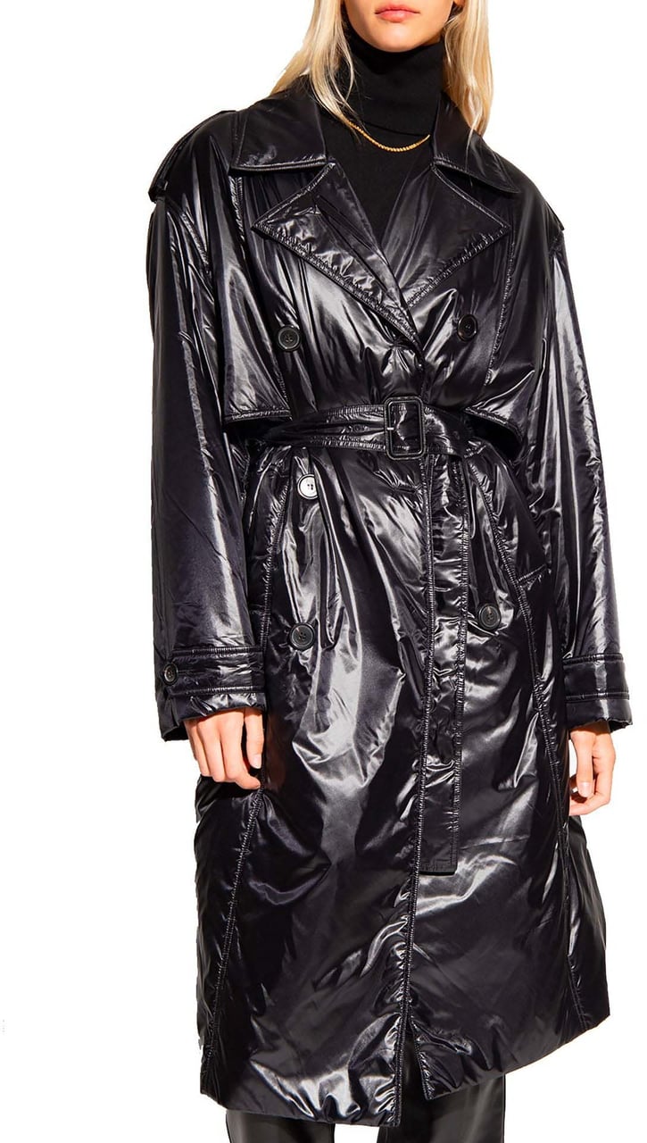 Saint Laurent Saint Laurent Lightweight Padded Coat Zwart