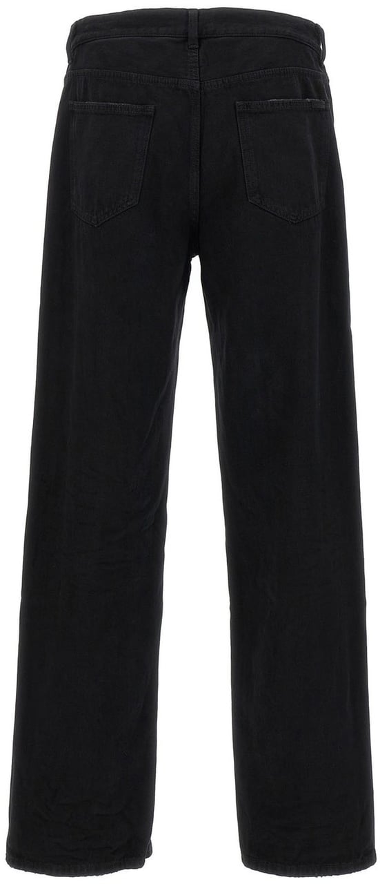 Saint Laurent Saint Laurent Long Baggy Denim Jeans Zwart