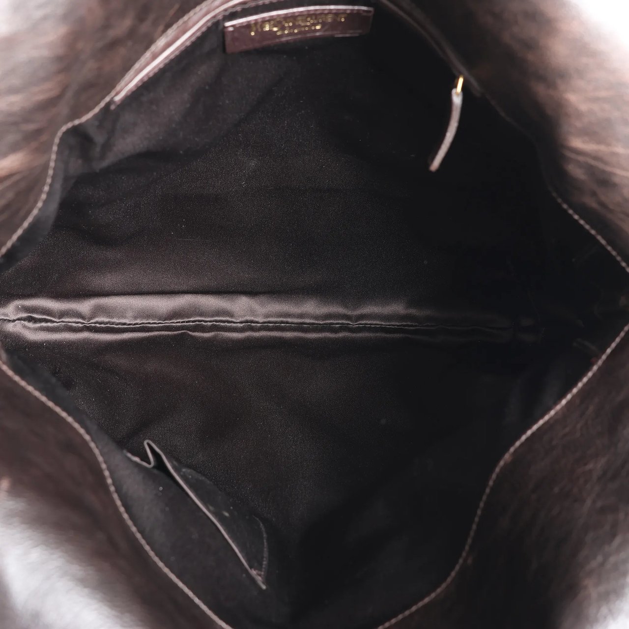 Saint Laurent Paris Tribute Large Leather Shoulder Bag in Brown Bruin