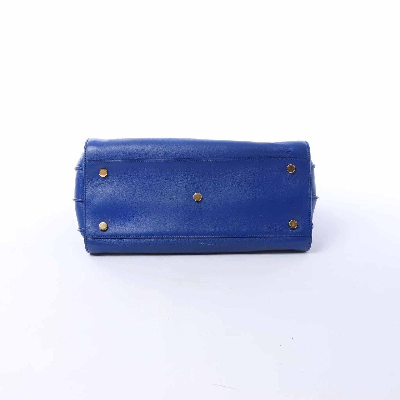 Saint Laurent Paris Sac de Jour Leather 2way Handbag in Blue 324823 Blauw