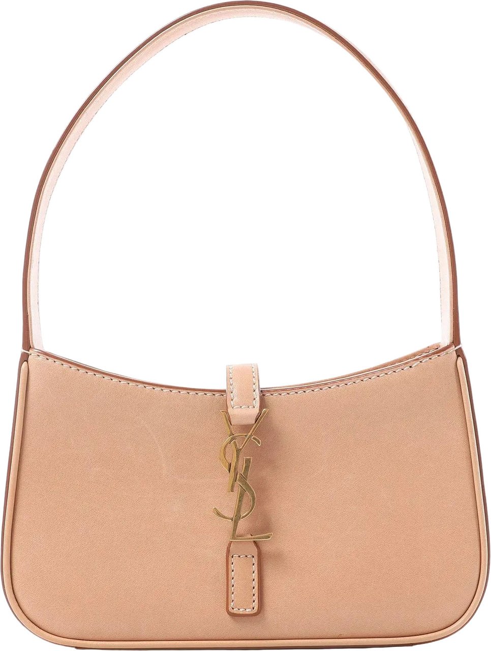 Saint Laurent Le 5 à 7 Mini Hobo Handbag in Beige 710318 Roze