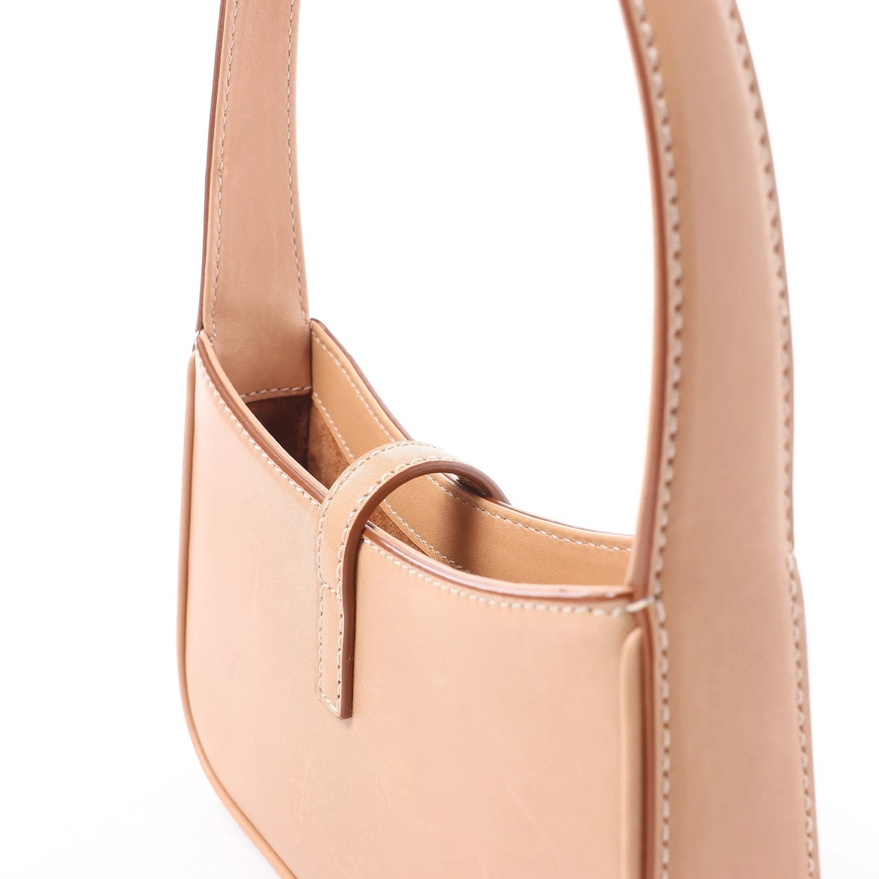 Saint Laurent Le 5 à 7 Mini Hobo Handbag in Beige 710318 Roze