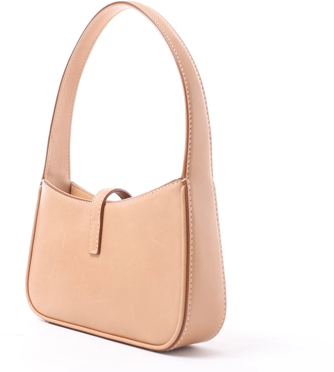Saint Laurent Le 5 à 7 Mini Hobo Handbag in Beige 710318 Roze