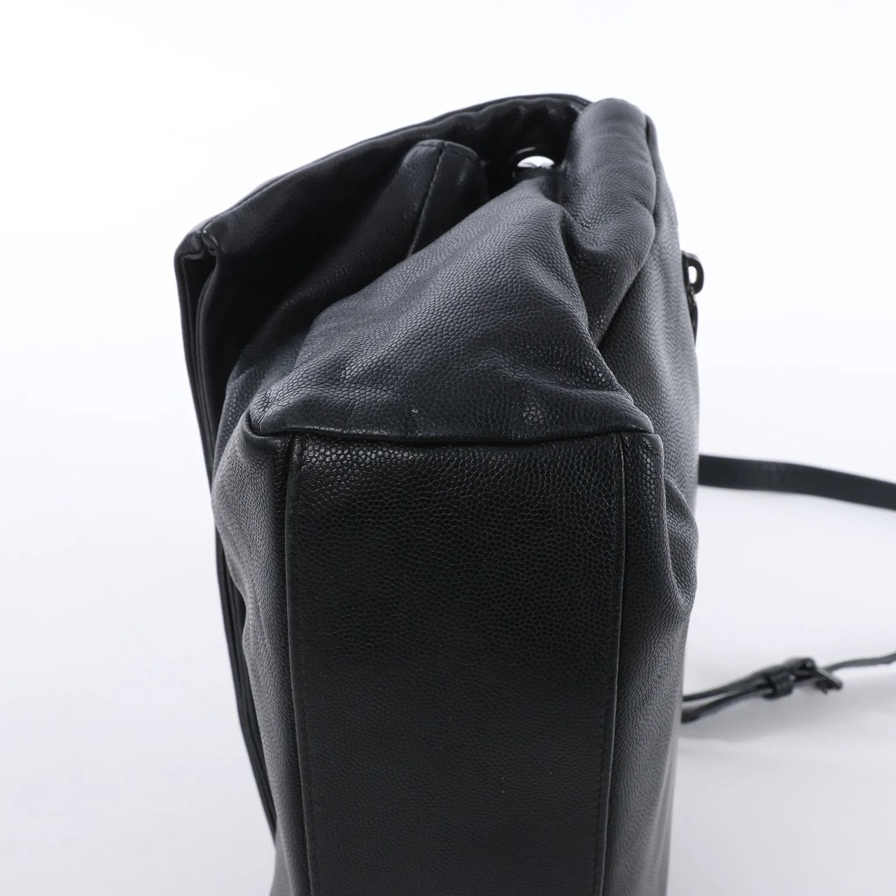 Saint Laurent Paris West Hollywood Leather Chain Shoulder Bag in Black 574106 Zwart