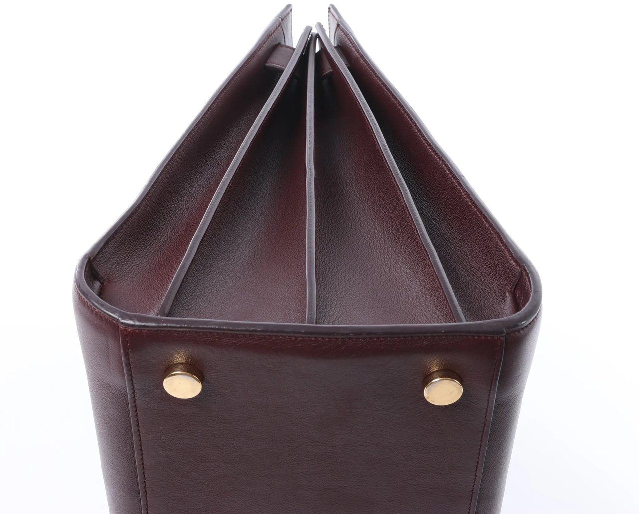 Saint Laurent Paris Sac de Jour Leather Handbag in Burgundy 347543 Divers