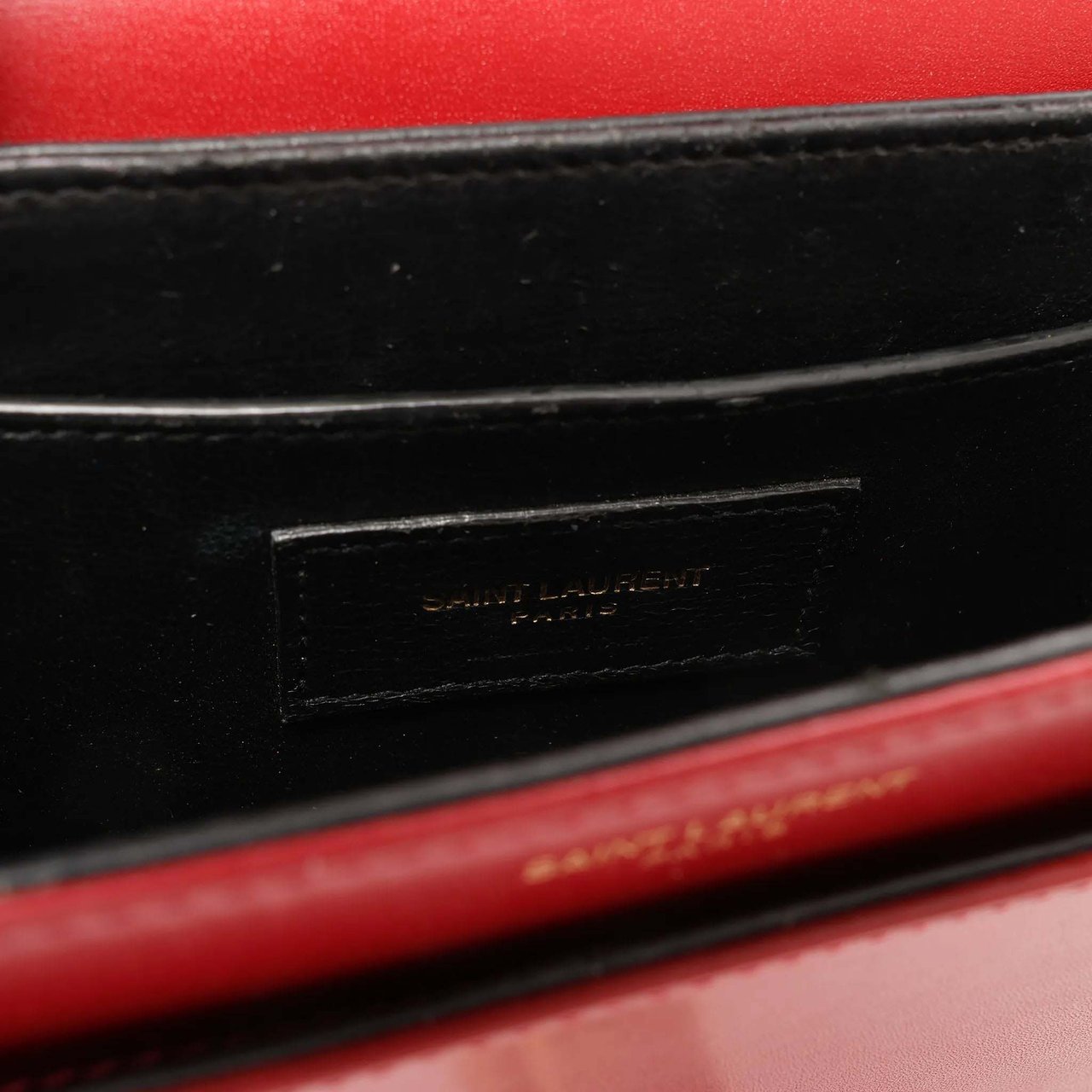 Saint Laurent Paris Solferino Leather Crossbody bag in Red 634306 Rood