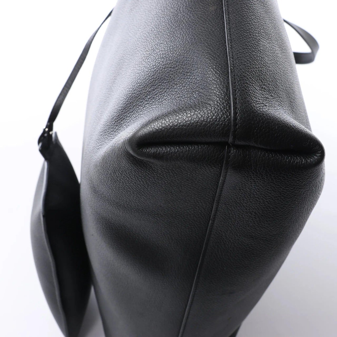 Saint Laurent Paris Shopping Leather Shoulder Bag in Black 683655 Zwart