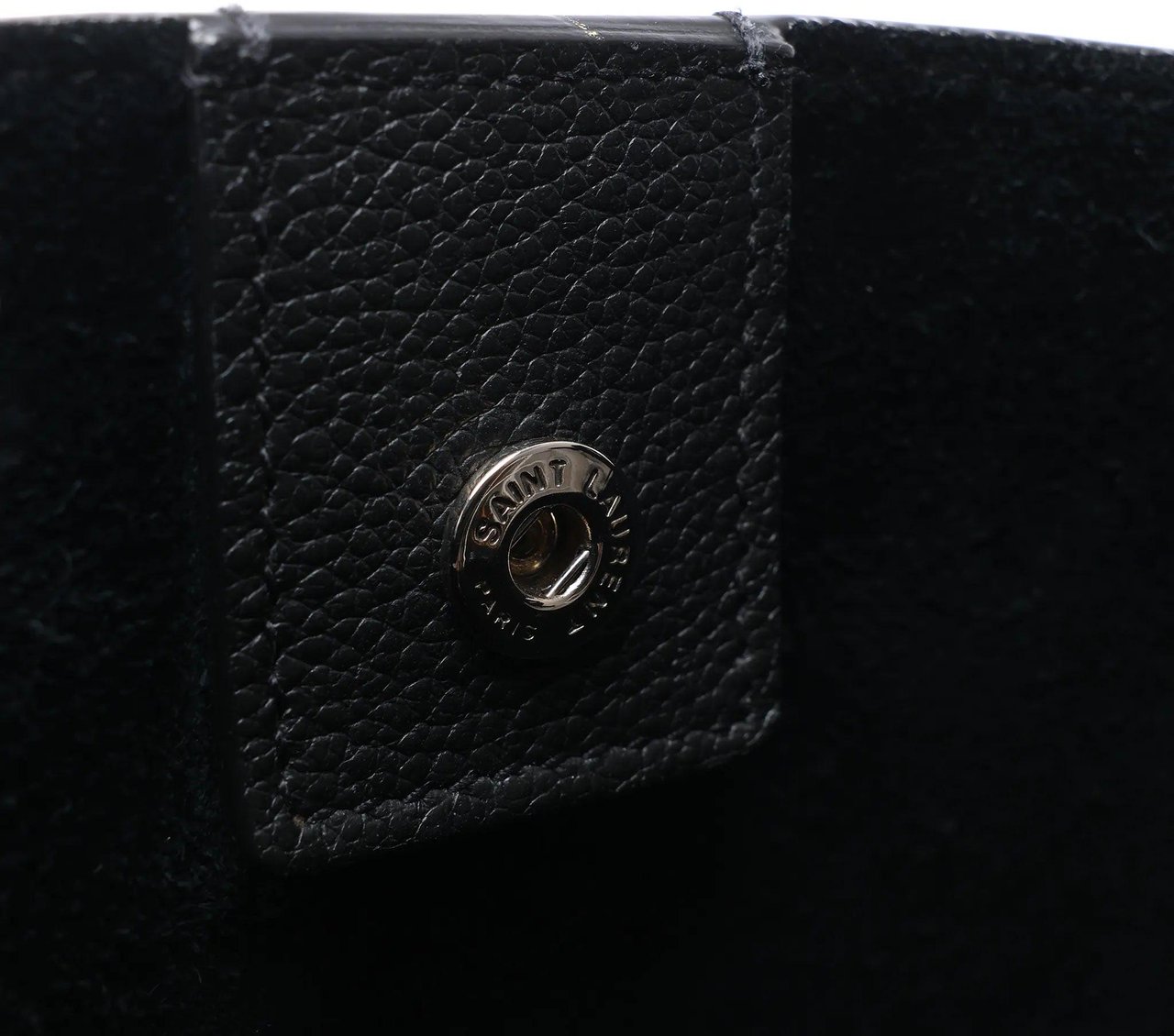 Saint Laurent Paris Shopping Leather Shoulder Bag in Black 683655 Zwart