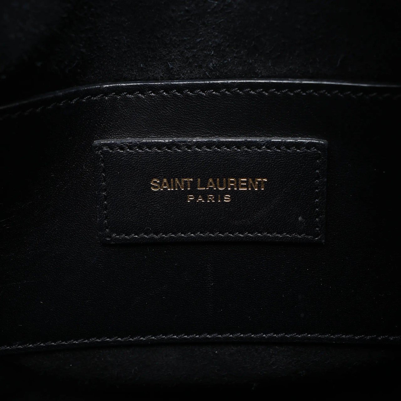 Saint Laurent Paris Duffle Baby Leather 2Way Handbag in Black 330958 Zwart