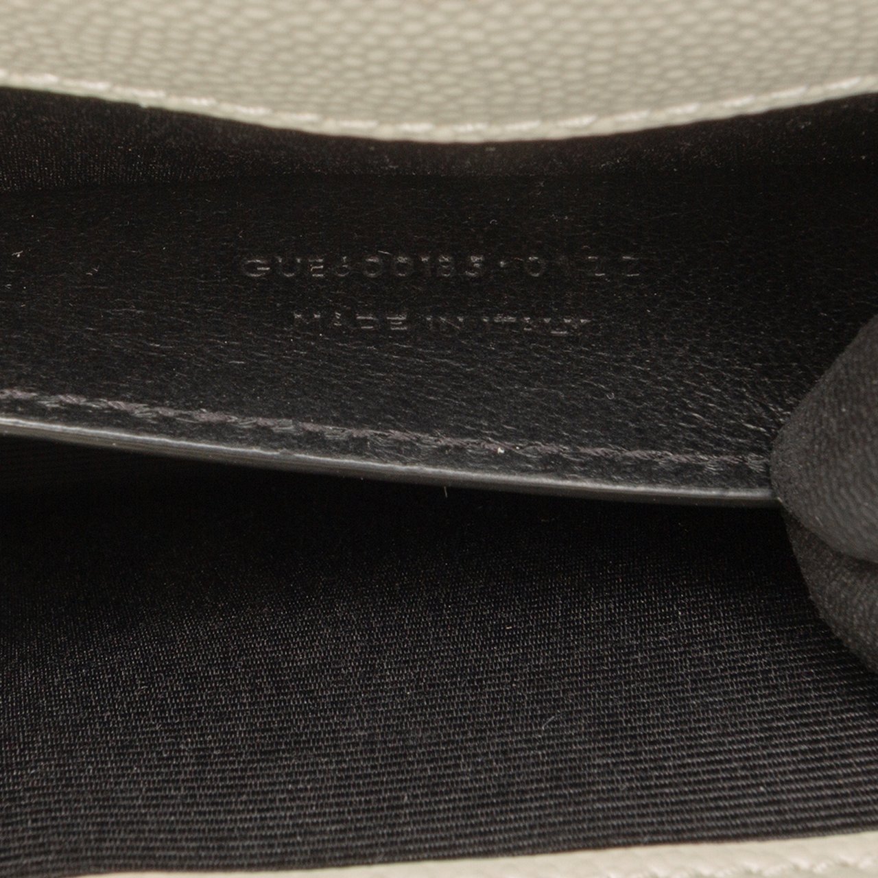 Saint Laurent Medium Grain De Poudre Triquilt Monogram Envelope Bag Wit