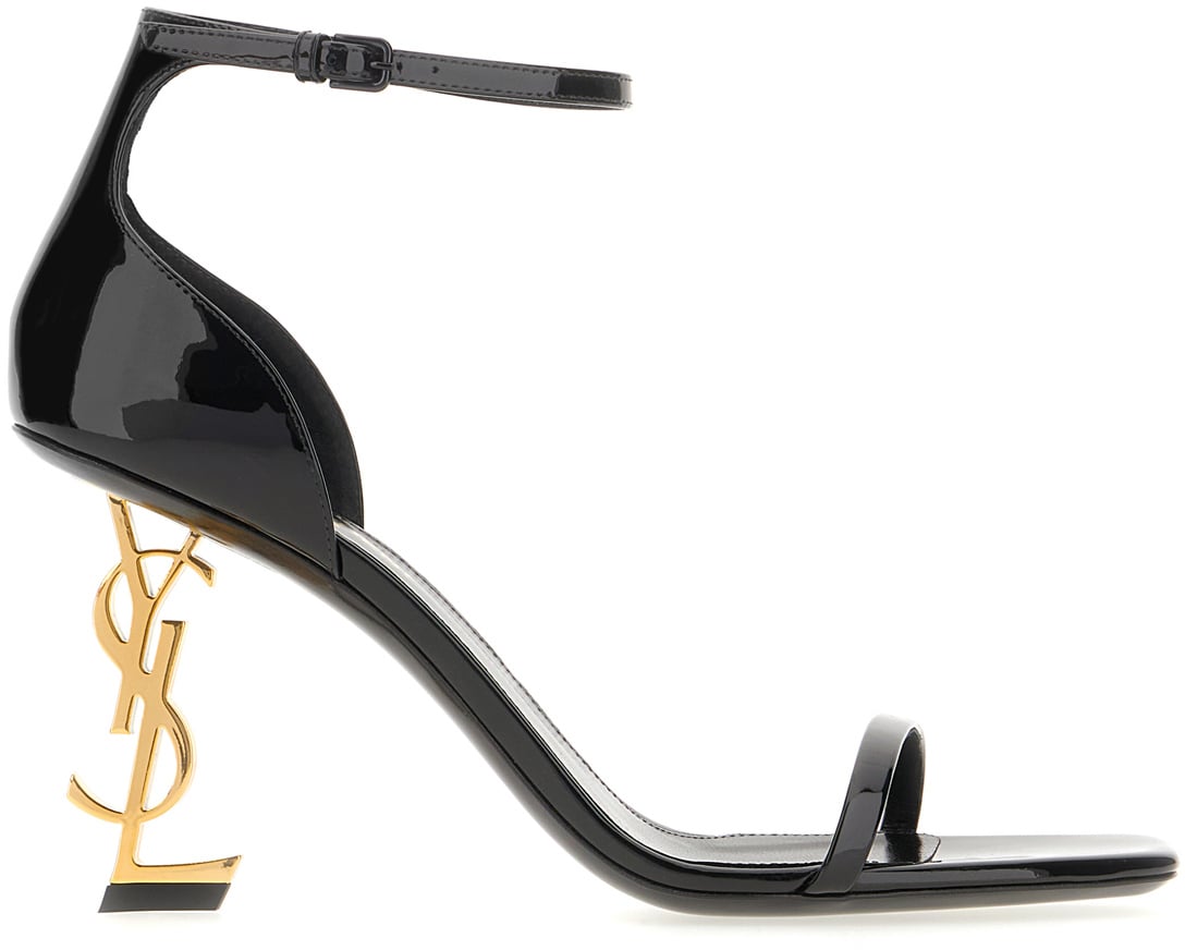 Saint Laurent Saint Laurent Black leather Opyum pumps Zwart