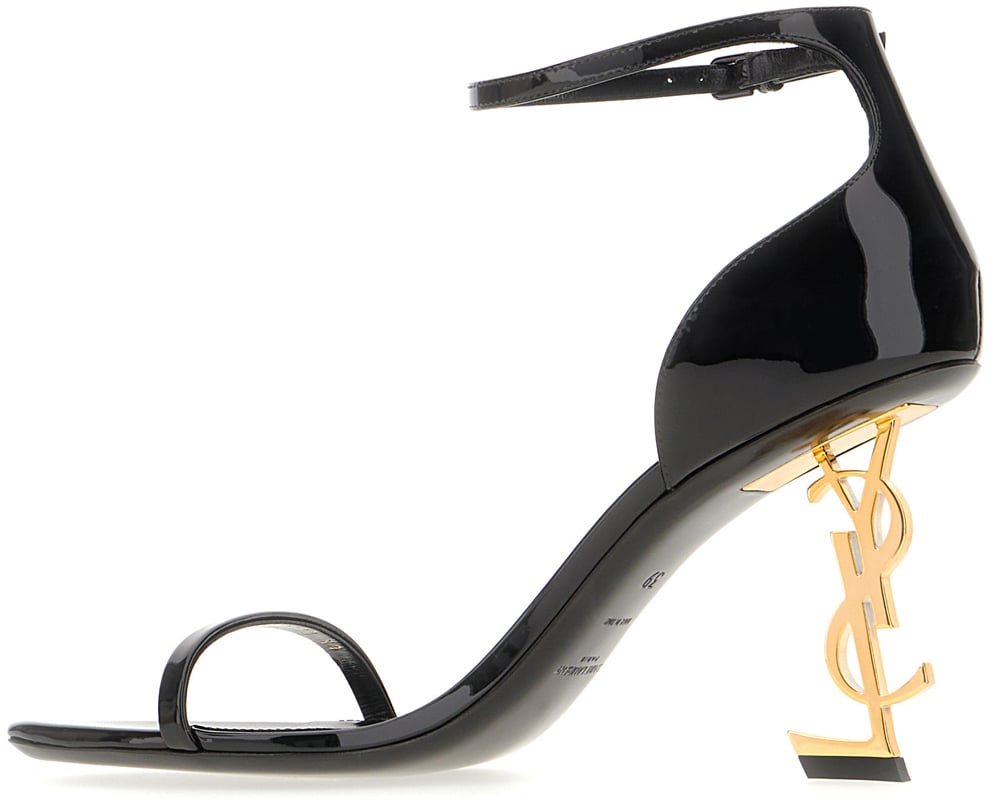 Saint Laurent Saint Laurent Black leather Opyum pumps Zwart