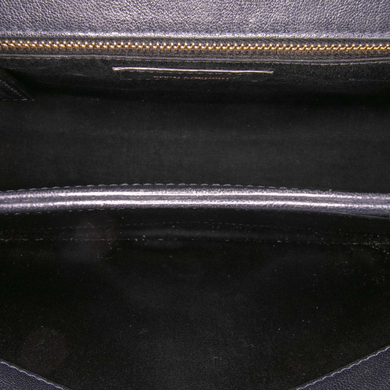 Saint Laurent Mini Quilted Lambskin Becky Chain Shoulder Bag Zwart